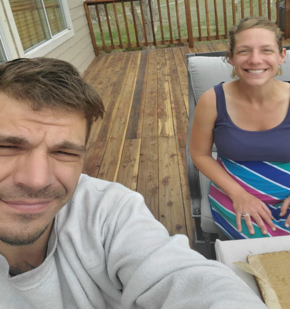 my dee's decks n ducts happy customer