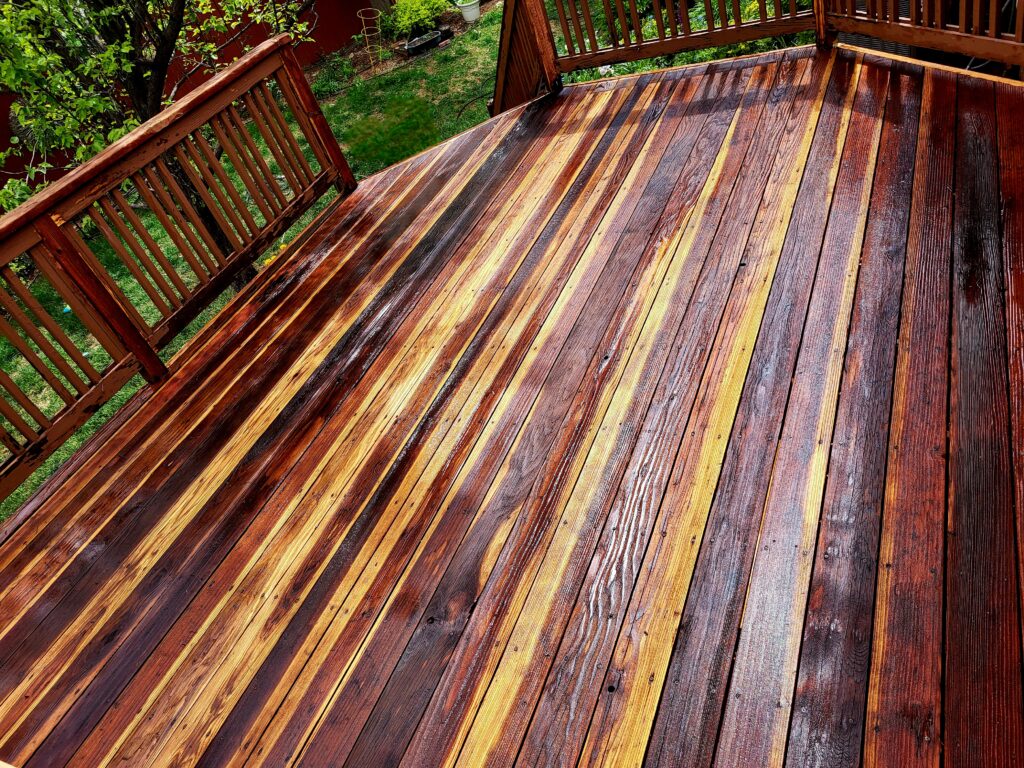 deck hardwood refinishing