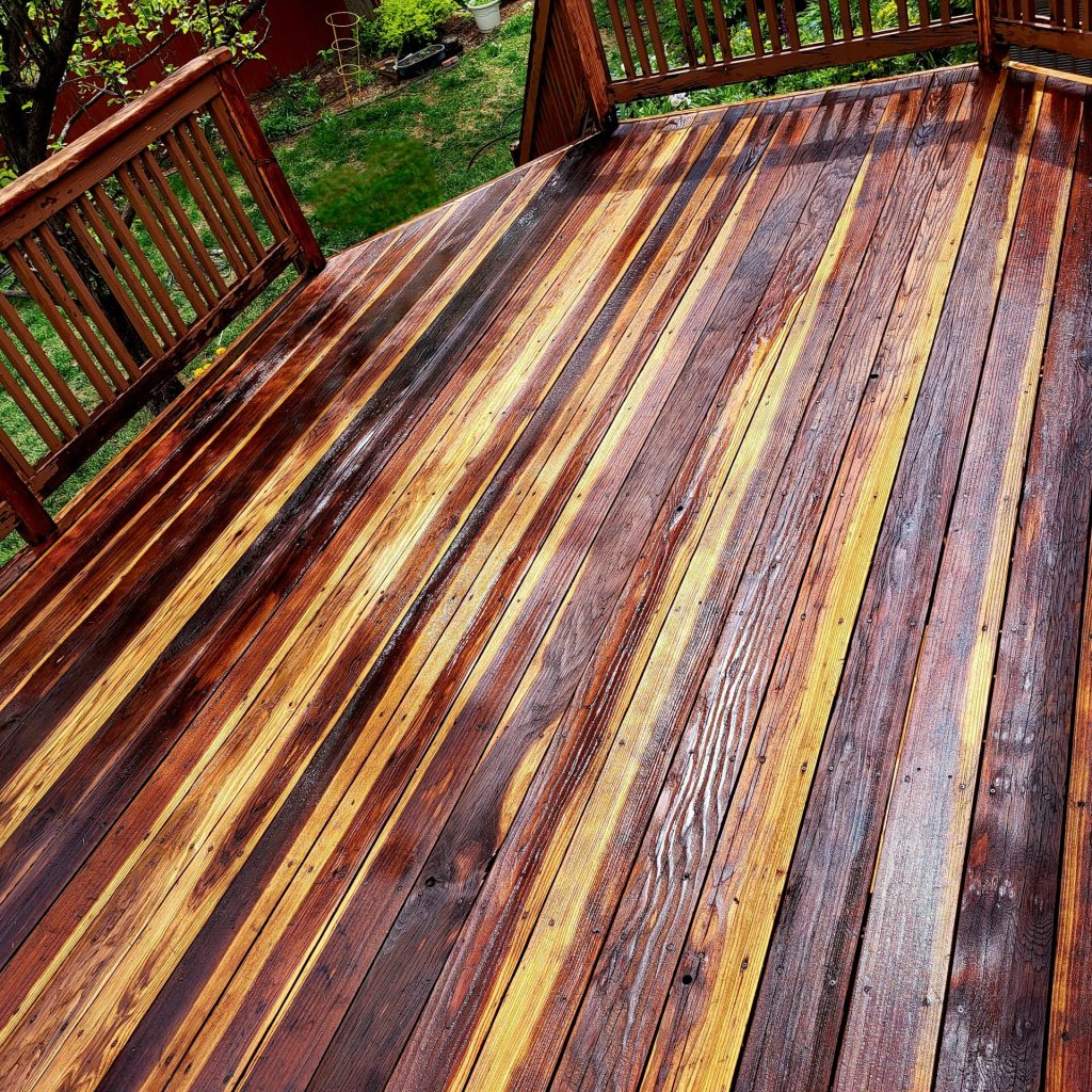 deck hardwood refinishing